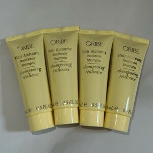 4 Oribe Hair Alchemy Shampoo Resilience Lot Bundle Travel Sample Mini .5oz 15ml